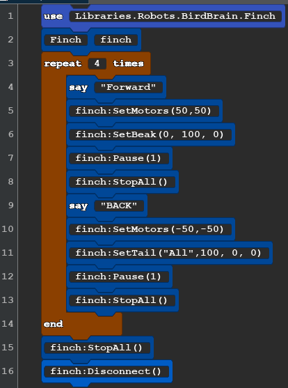 Block Code for OM2 speech