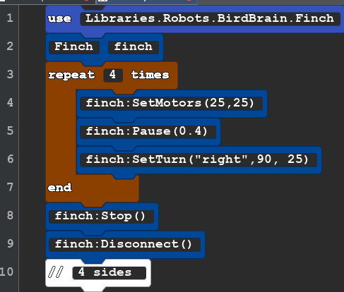 Block Code for Square