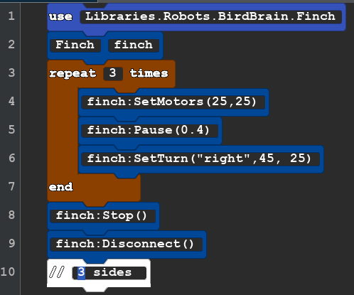 Triange Block Code Image